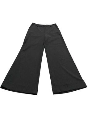 Eileen Fisher Gray Wide Leg Wool Trouser Pants XS (runs large)